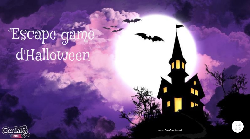 Escape game d'Halloween – La classe de Mallory
